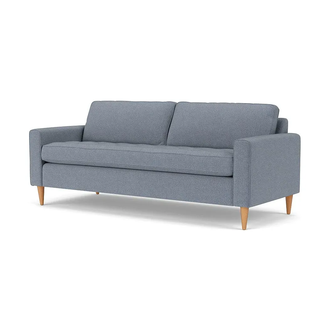 4-Seater Sofa - Navy, Eco Herringbone