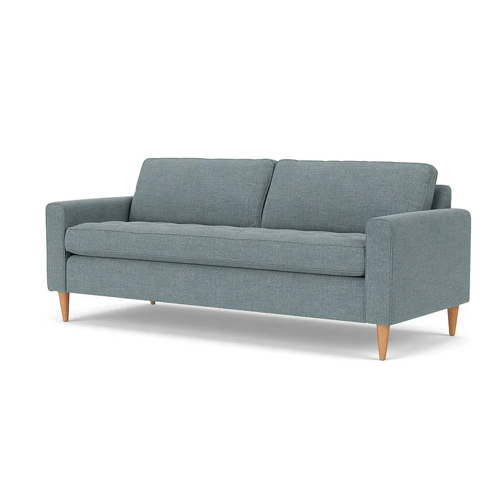4-Seater Sofa - Teal, Rustic Weave