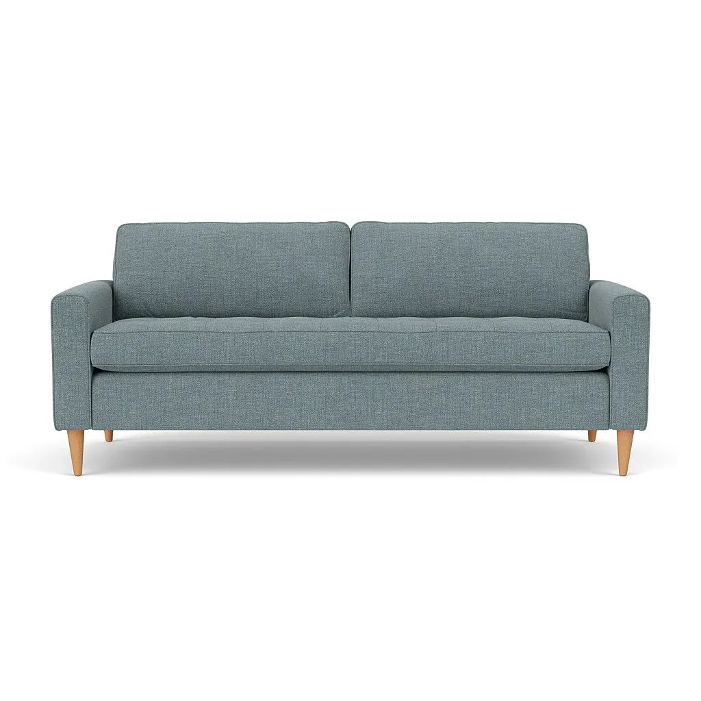 4-Seater Sofa - Teal, Rustic Weave