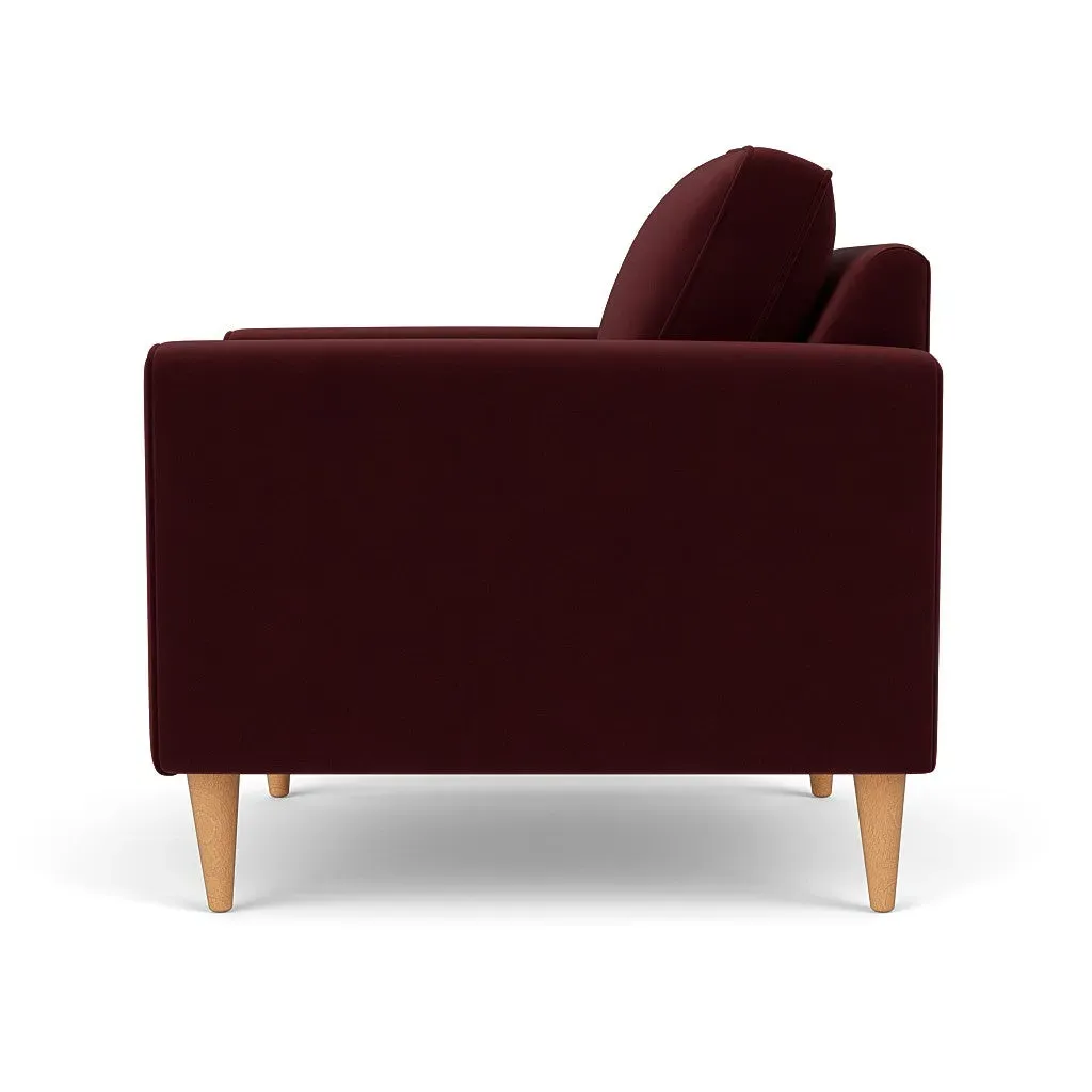 Armchair - Dark Rosehip, Matt Velvet