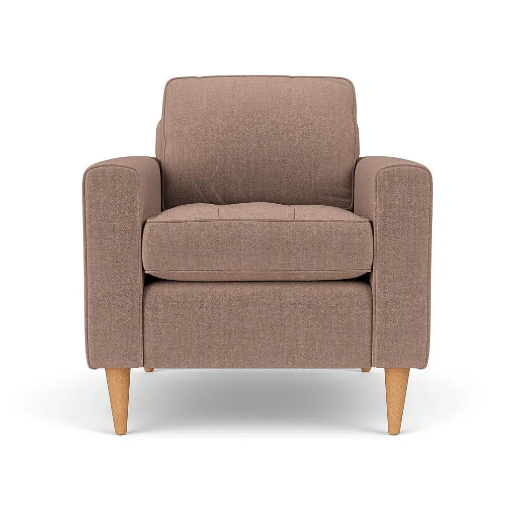 Armchair - Dusky Rose, Eco Chenille image
