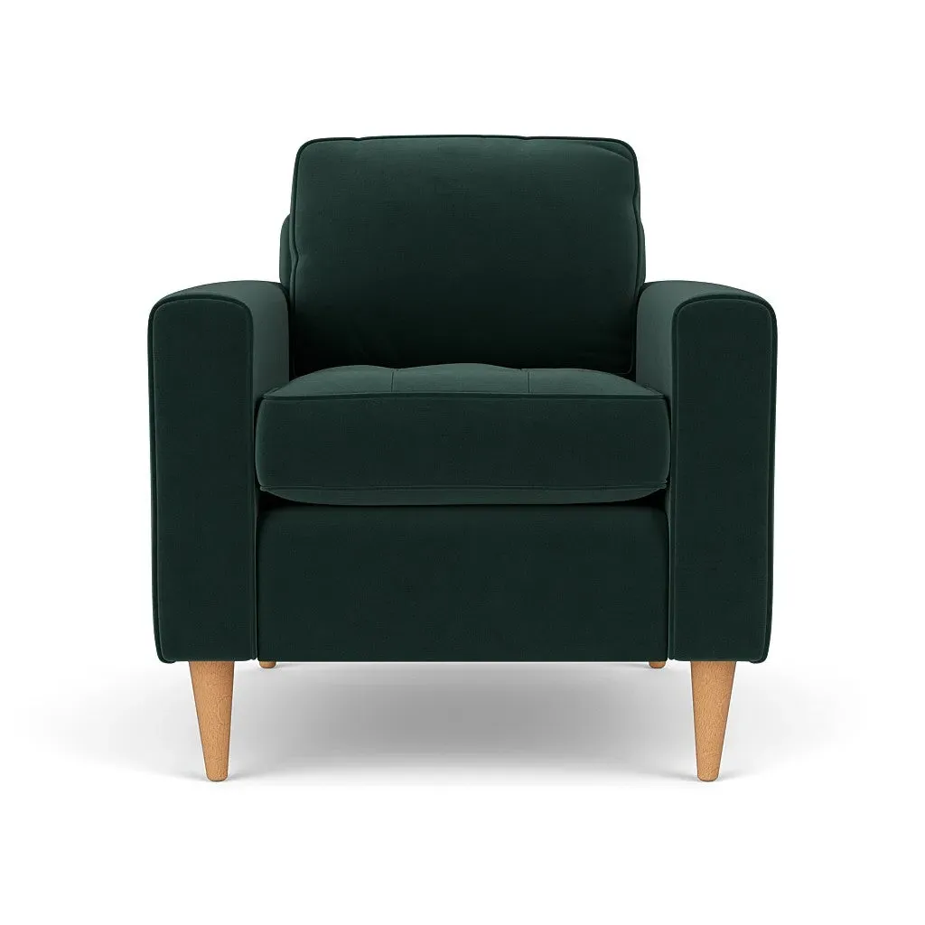 Armchair - Lake, Matt Velvet