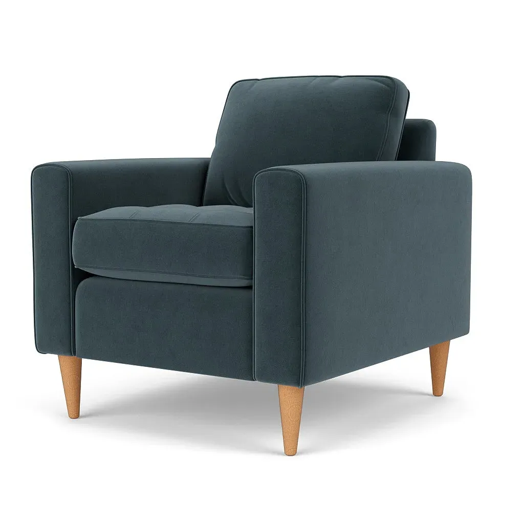 Armchair - Night Sky, Matt Velvet