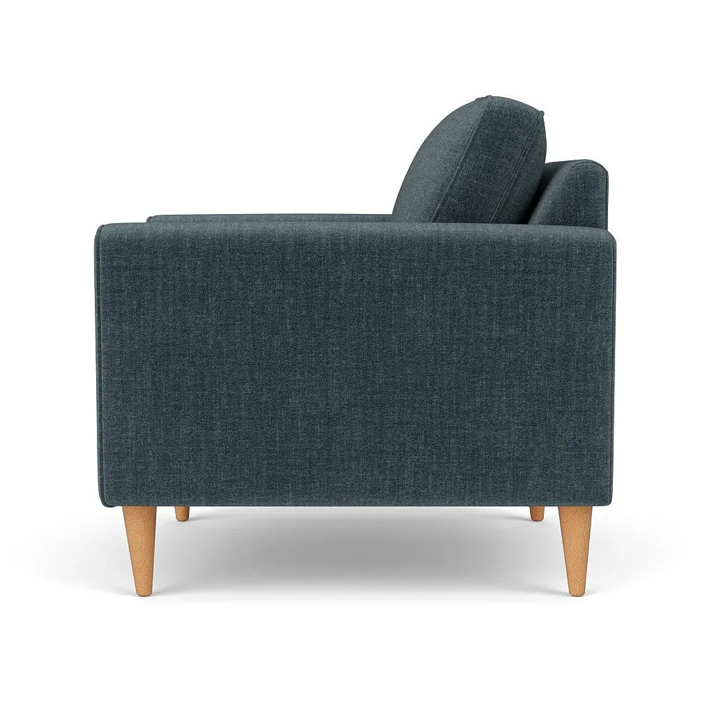 Armchair - Teal, Eco Chenille
