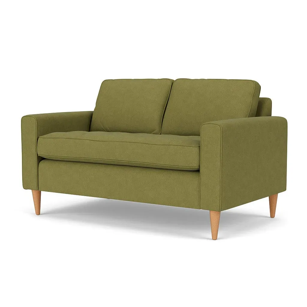 Saxon 2-Seater Sofa - Apple, House Linen Mix