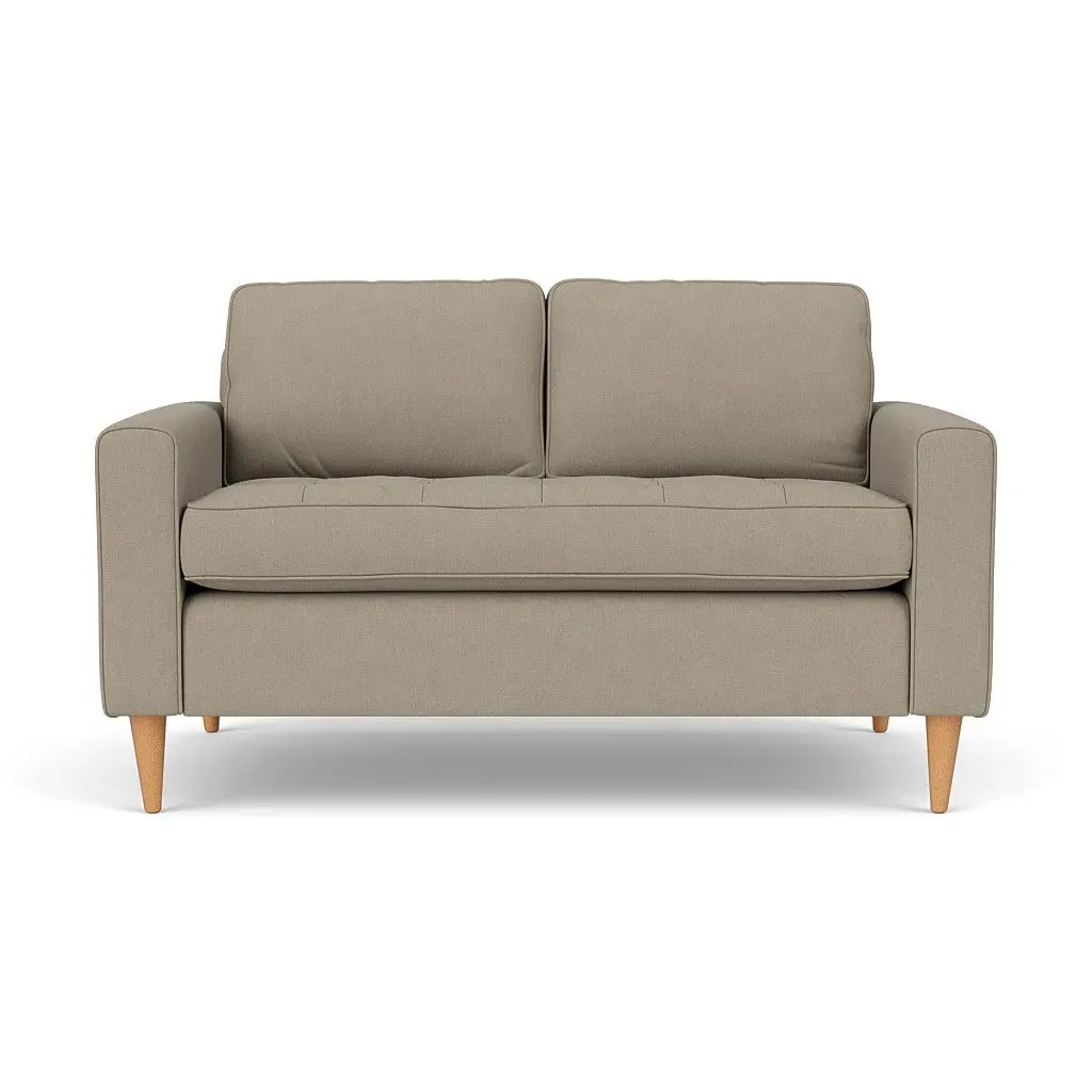 Saxon 2-Seater Sofa - Dove Grey, Linen Mix image