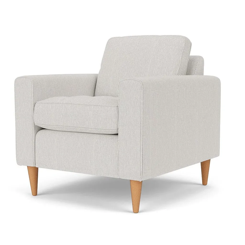Saxon Armchair - Grey