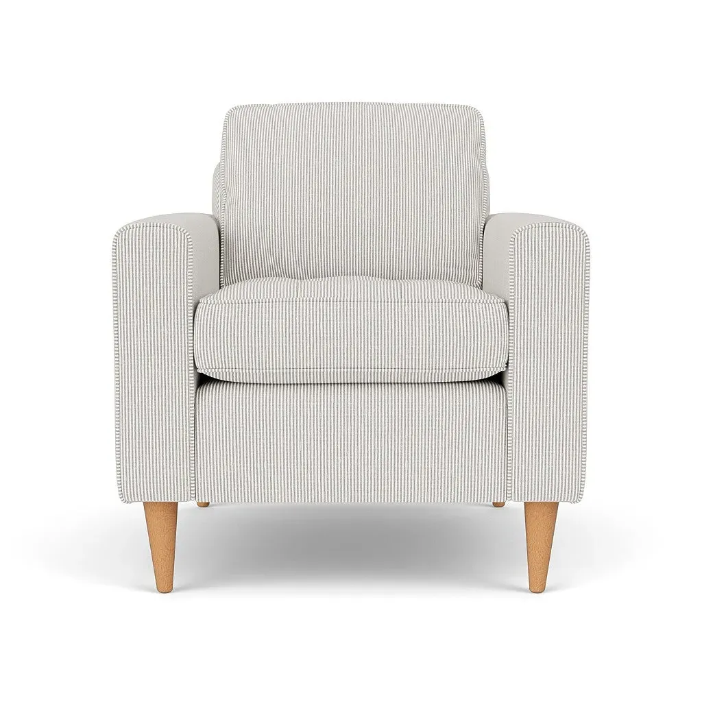 Saxon Armchair - Grey