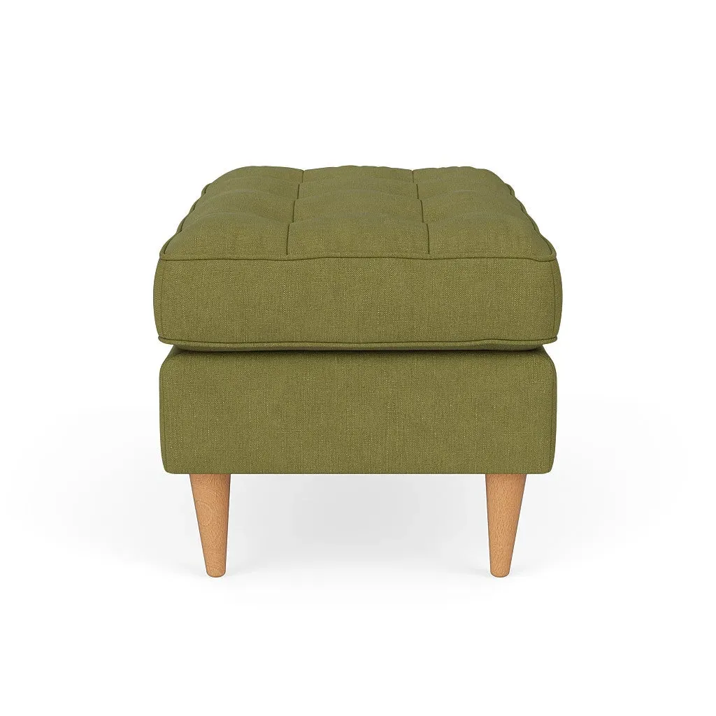 Foot Stool - Apple, House Linen Mix