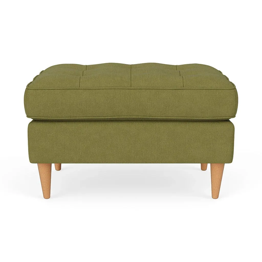 Foot Stool - Apple, House Linen Mix image