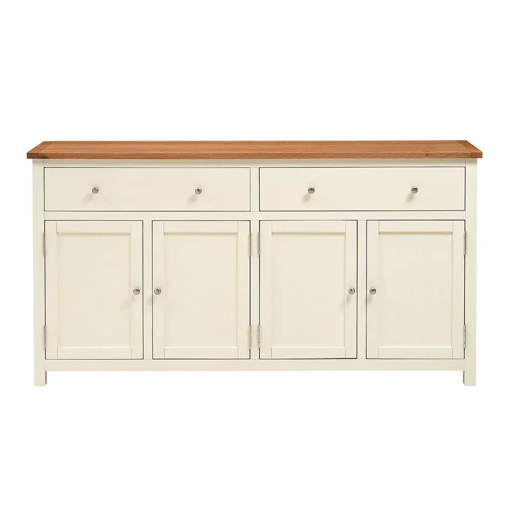 4 Door Sideboard - Cream image