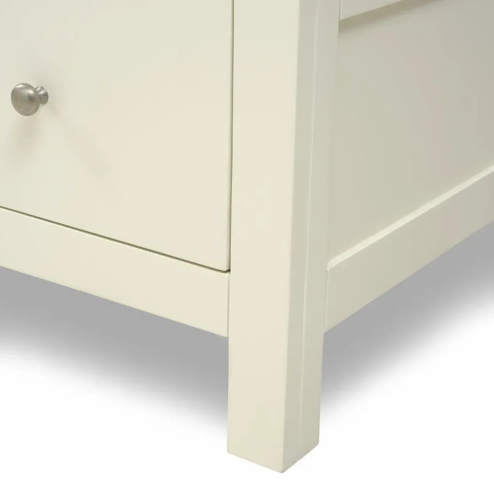 Cotswold Double Wardrobe with Drawers - Cream