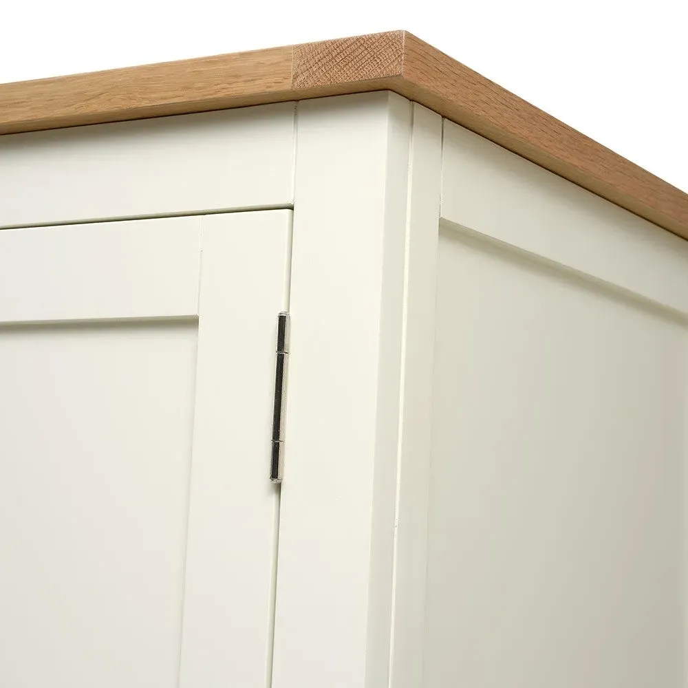 Cotswold Triple Wardrobe with Drawers - Cream