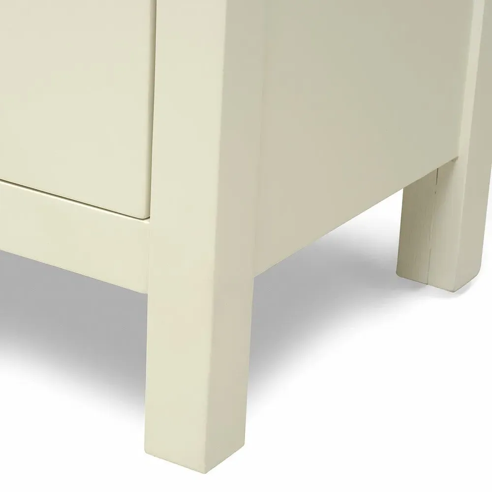 Simply Cotswold 5 Drawer Chest - Cream, Oak
