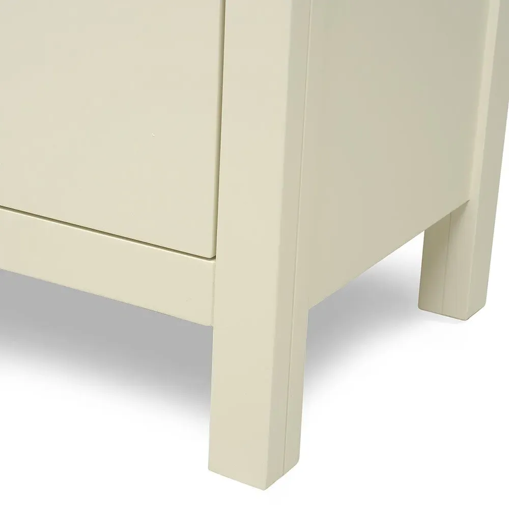 Simply Cotswold 6 Drawer Chest - Cream, Oak