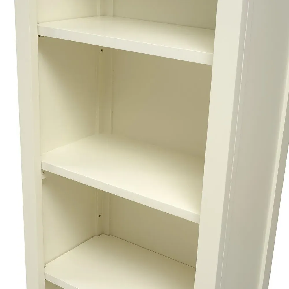 Slim Bookcase - Cream