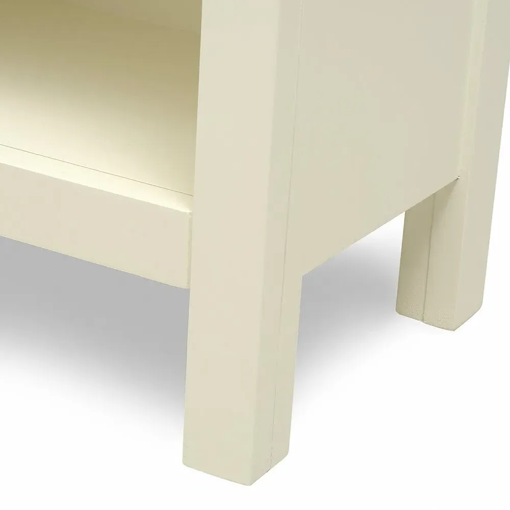Slim Bookcase - Cream