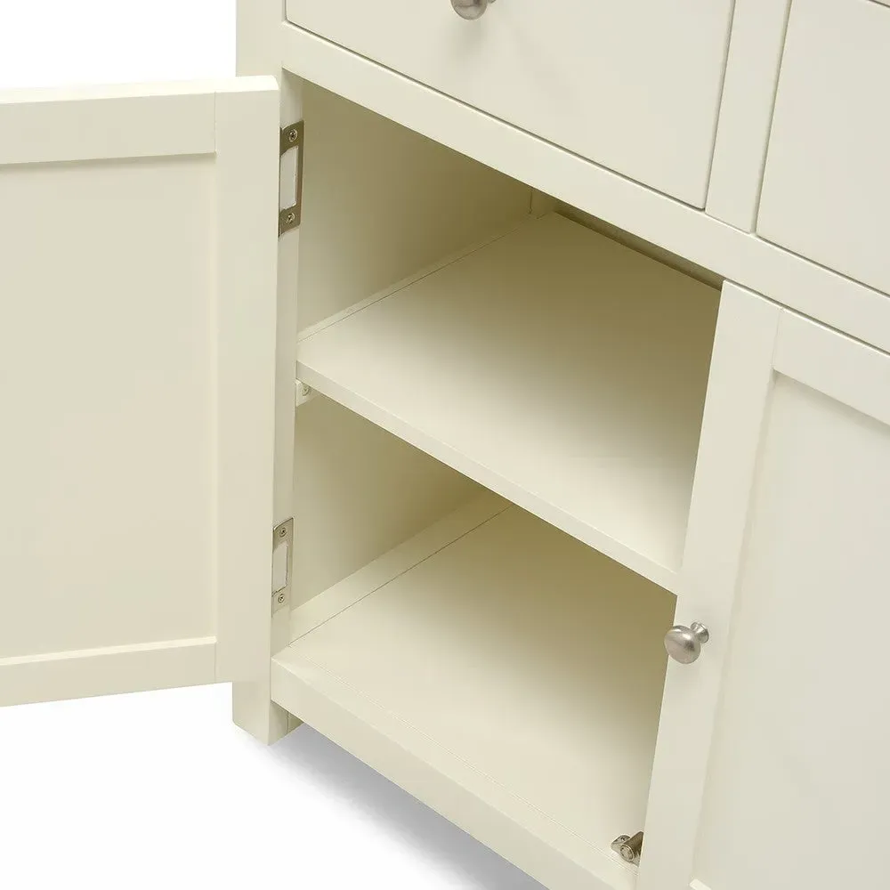 Small Sideboard with Storage - Cream