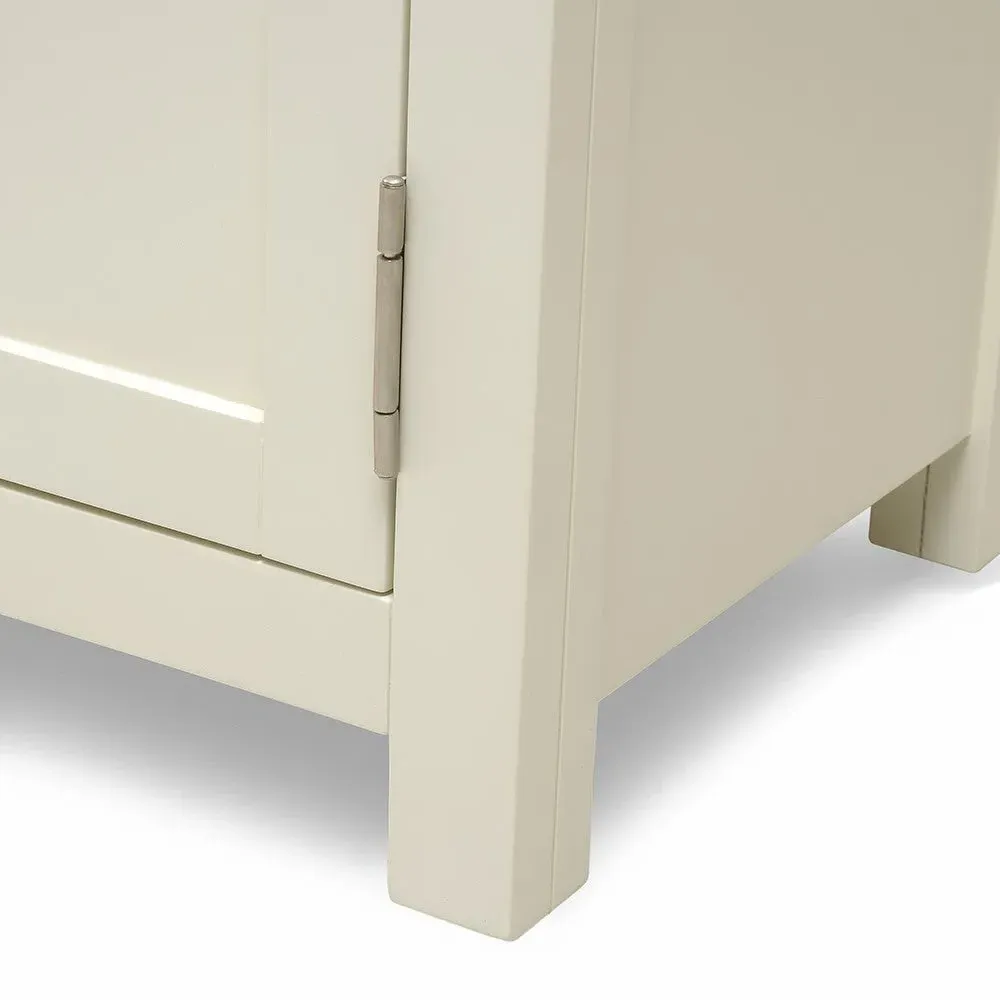 Small Sideboard with Storage - Cream