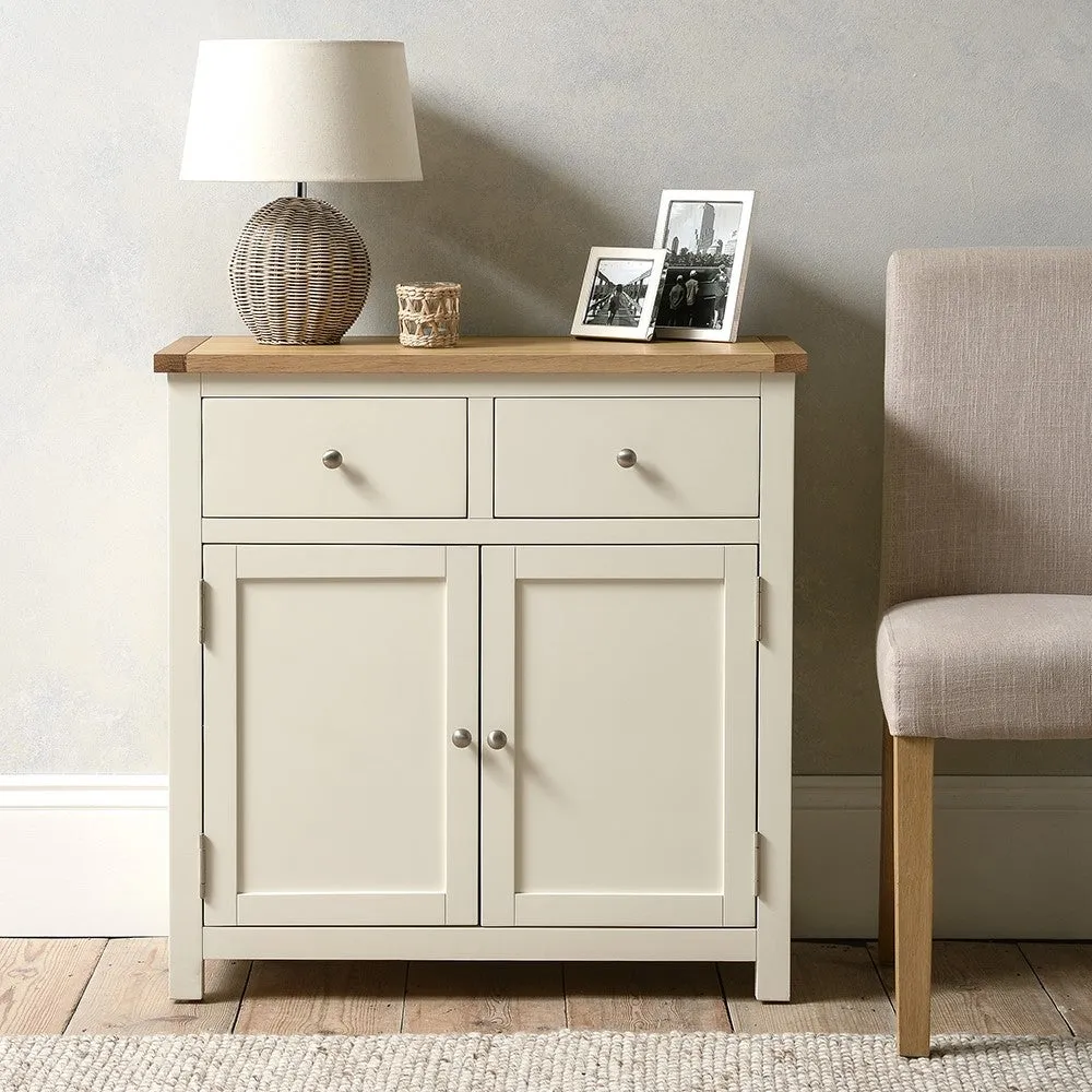 Small Sideboard with Storage - Cream