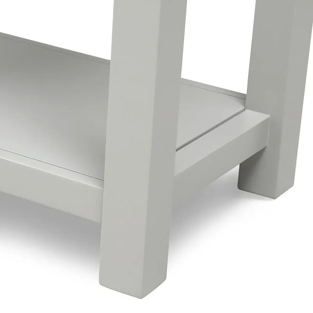 Console Table with Drawers - Pebble Grey