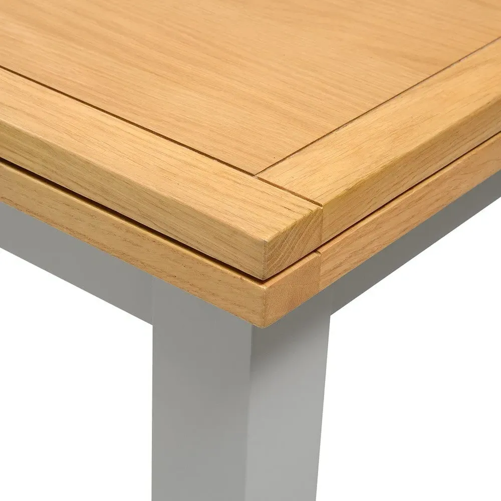 Cotswold 2-4 Seater Dining Table and 4 Chairs - Pebble Grey