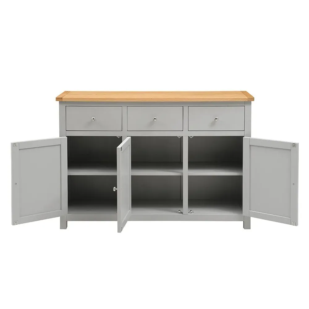 Cotswold Large Sideboard - Pebble Grey