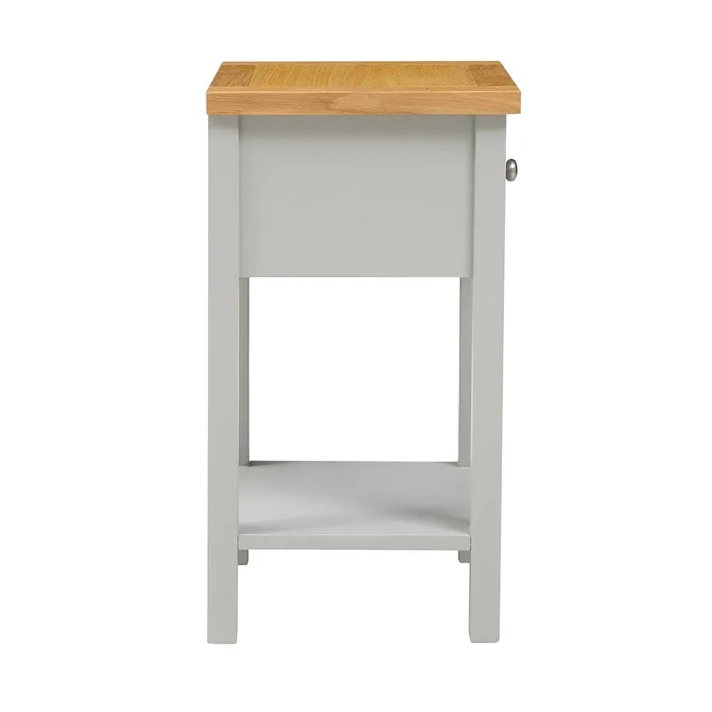 Cotswold Pair of Bedside Tables - Pebble Grey