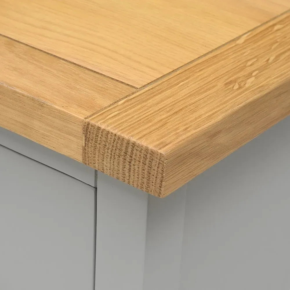 Cotswold Pair of Bedside Tables - Pebble Grey