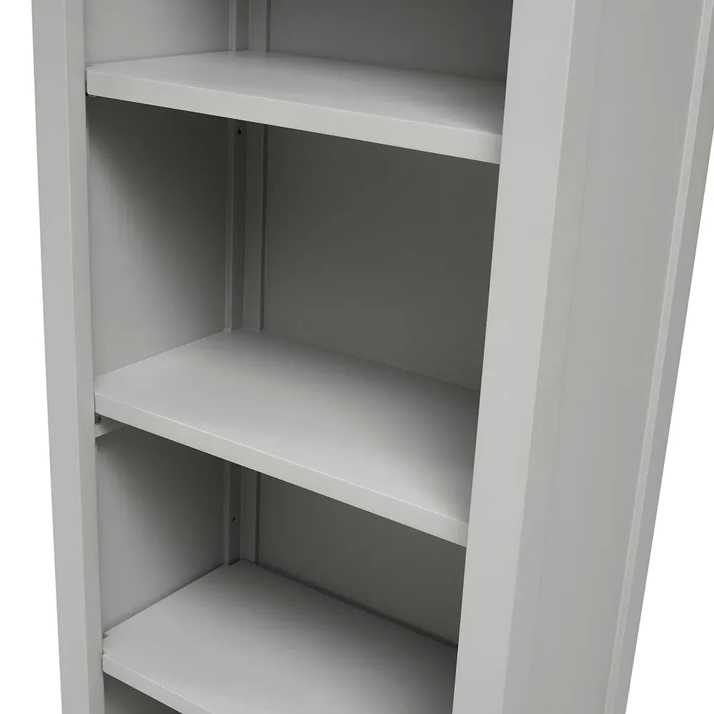 Cotswold Slim Bookcase - Pebble Grey