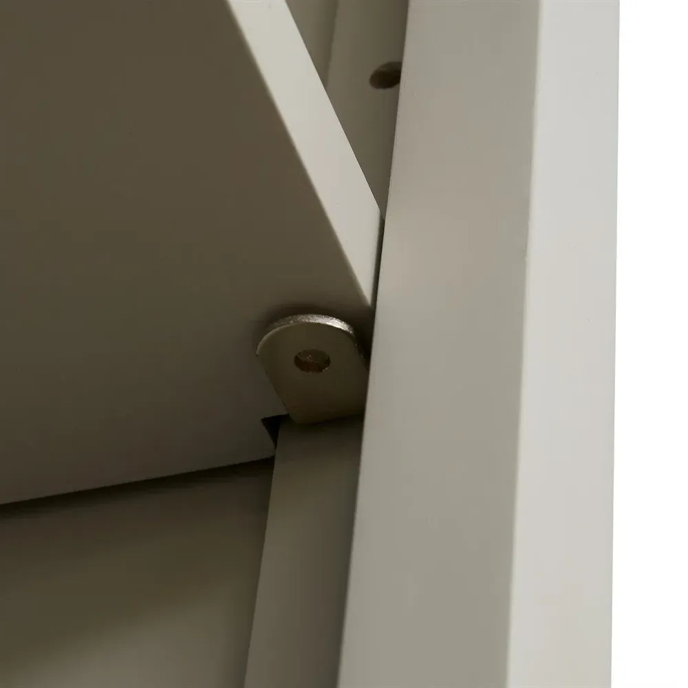 Cotswold Slim Bookcase - Pebble Grey