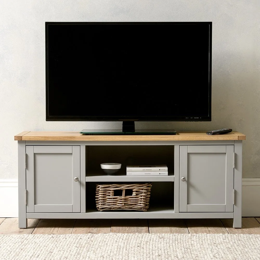 Cotswold TV Stand with Storage - Grey
