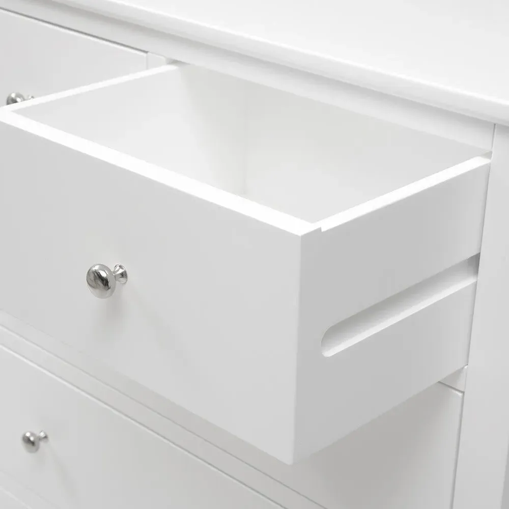 Cotswold 5 Drawer Chest - White