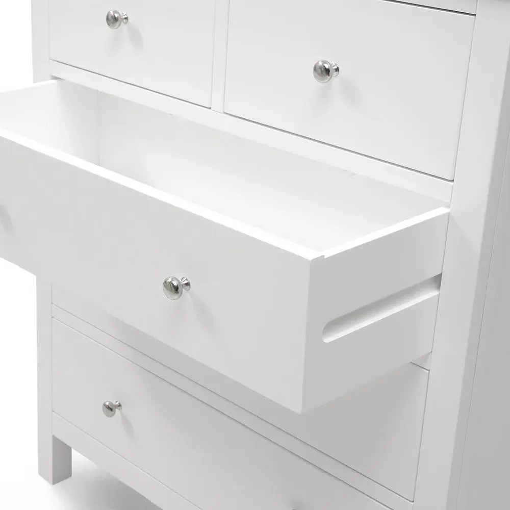 Cotswold 5 Drawer Chest - White