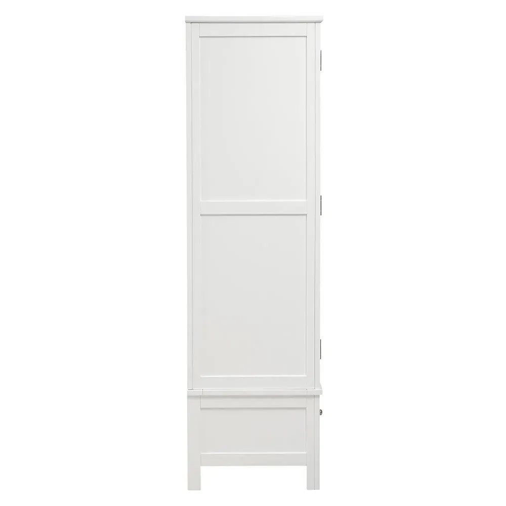 Cotswold Company Double Wardrobe with Drawers - White