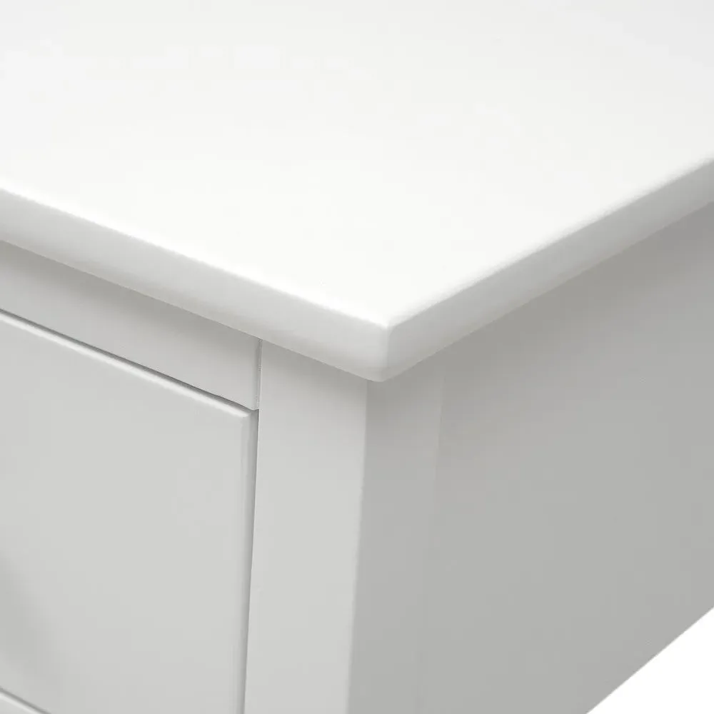 Cotswold Pair of Bedside Tables - White