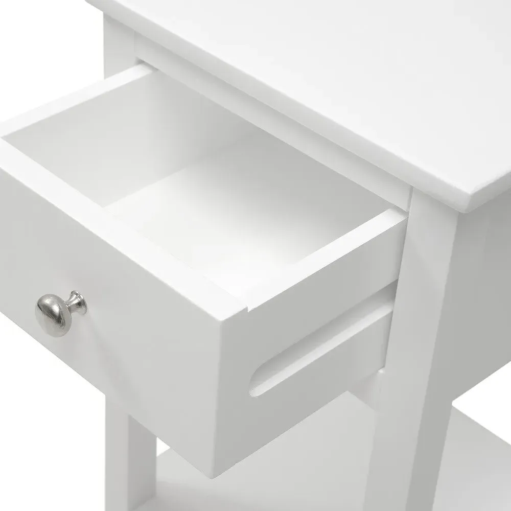 Cotswold Pair of Bedside Tables - White