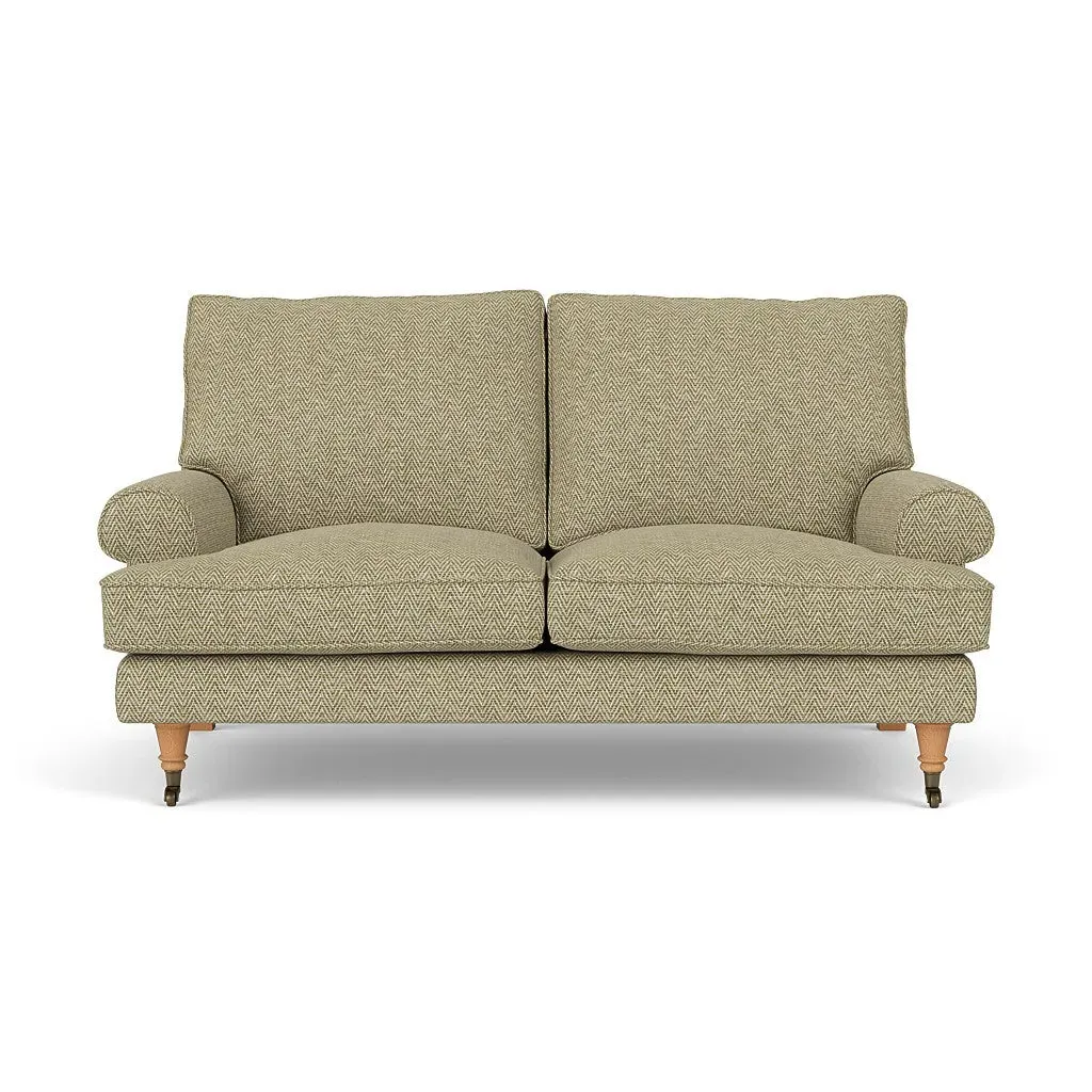 2-Seater Sofa - Apple, Herringbone Weave image