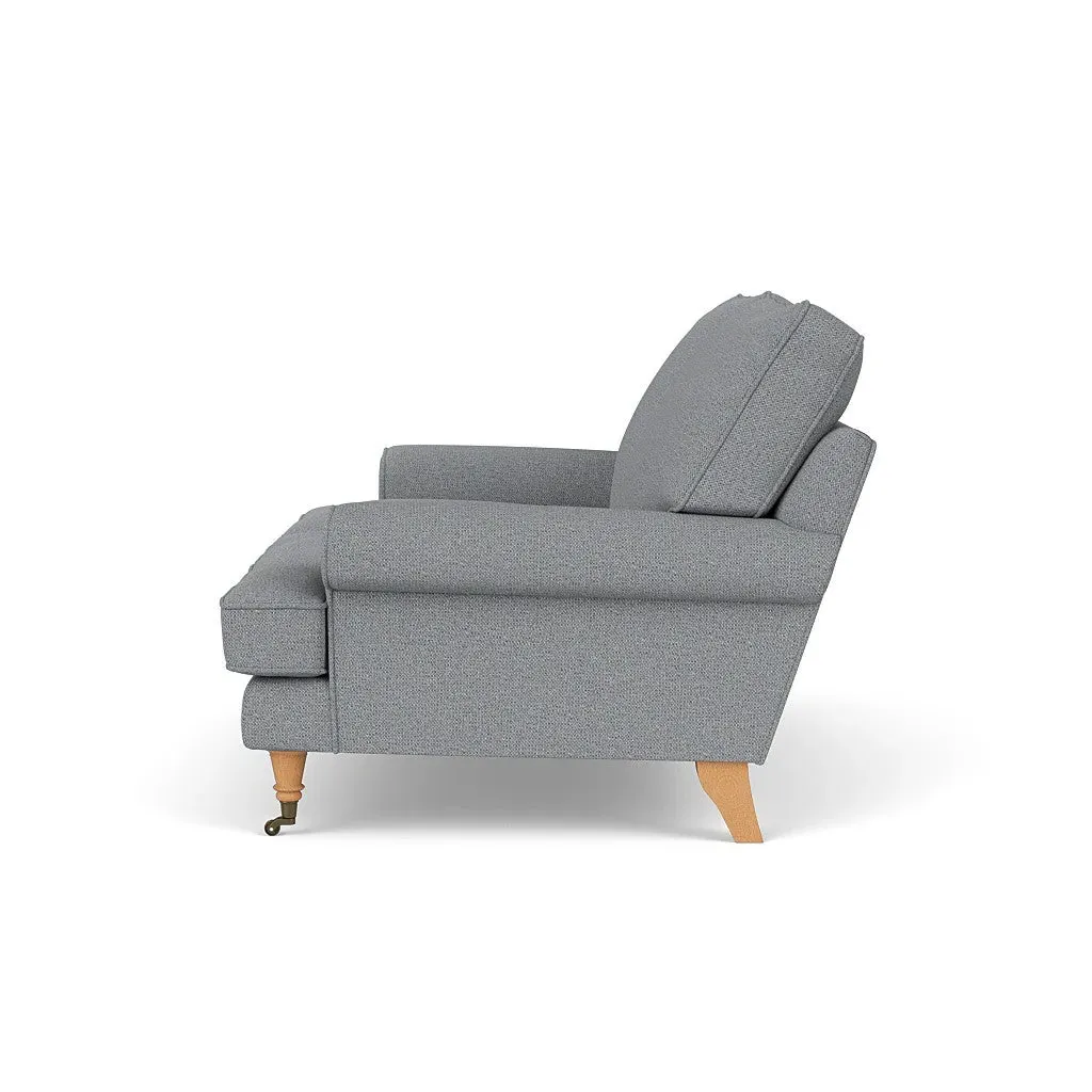 2-Seater Sofa - Blue Marl, House Weave