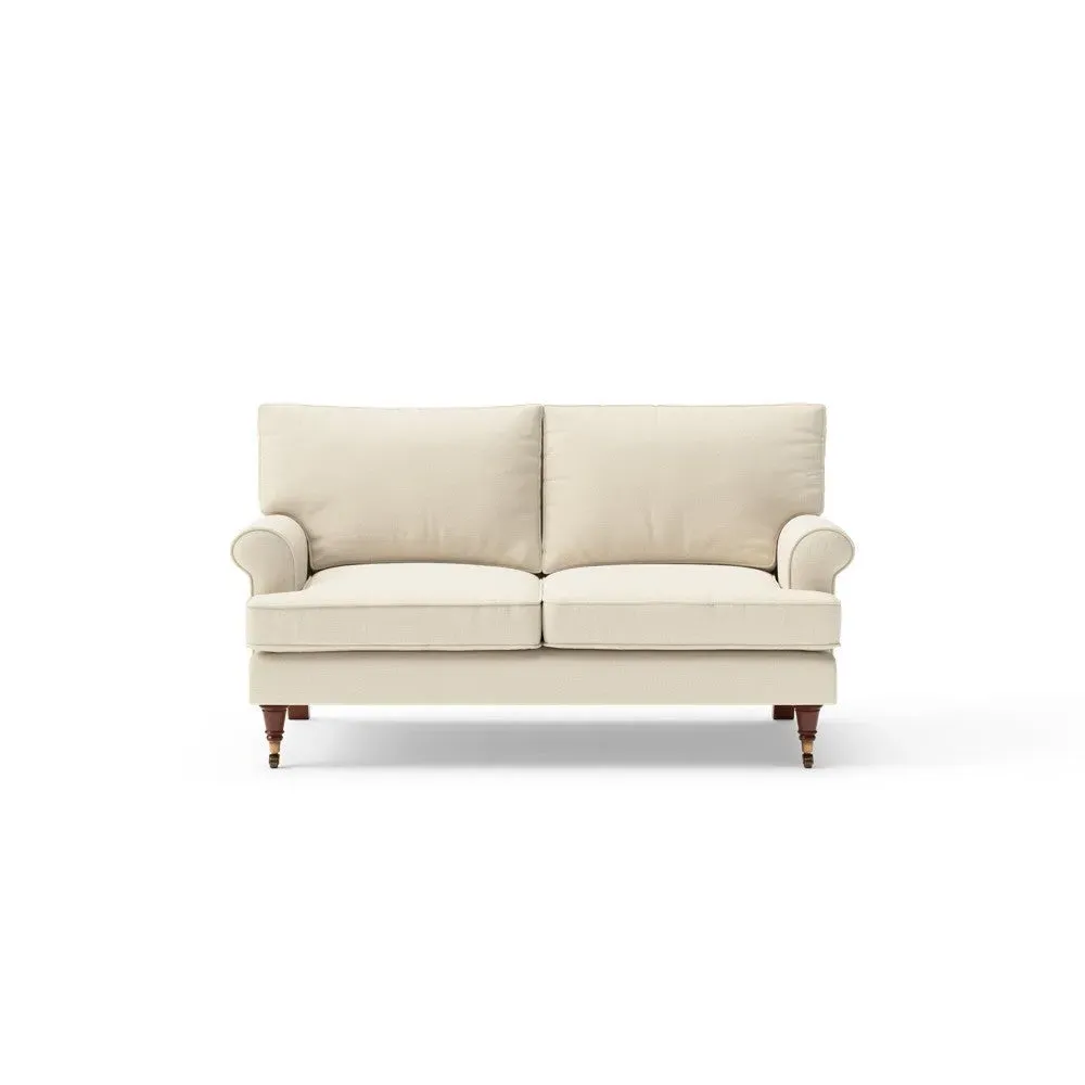 2-Seater Sofa - Cream, House Weave image