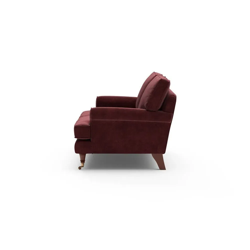 2-Seater Sofa - Dark Rosehip, Matt Velvet