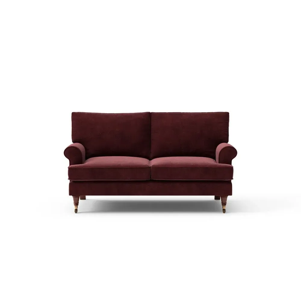 2-Seater Sofa - Dark Rosehip, Matt Velvet image
