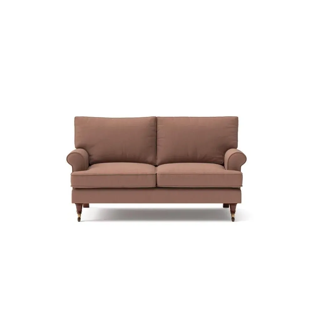 2-Seater Sofa - Dusky Blush, House Linen Mix