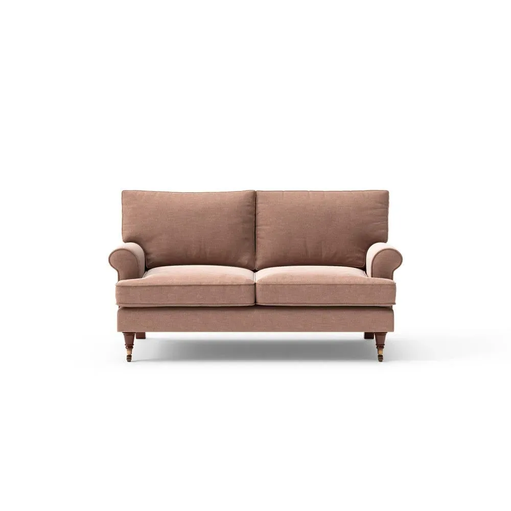2-Seater Sofa - Dusky Rose, Eco Chenille image