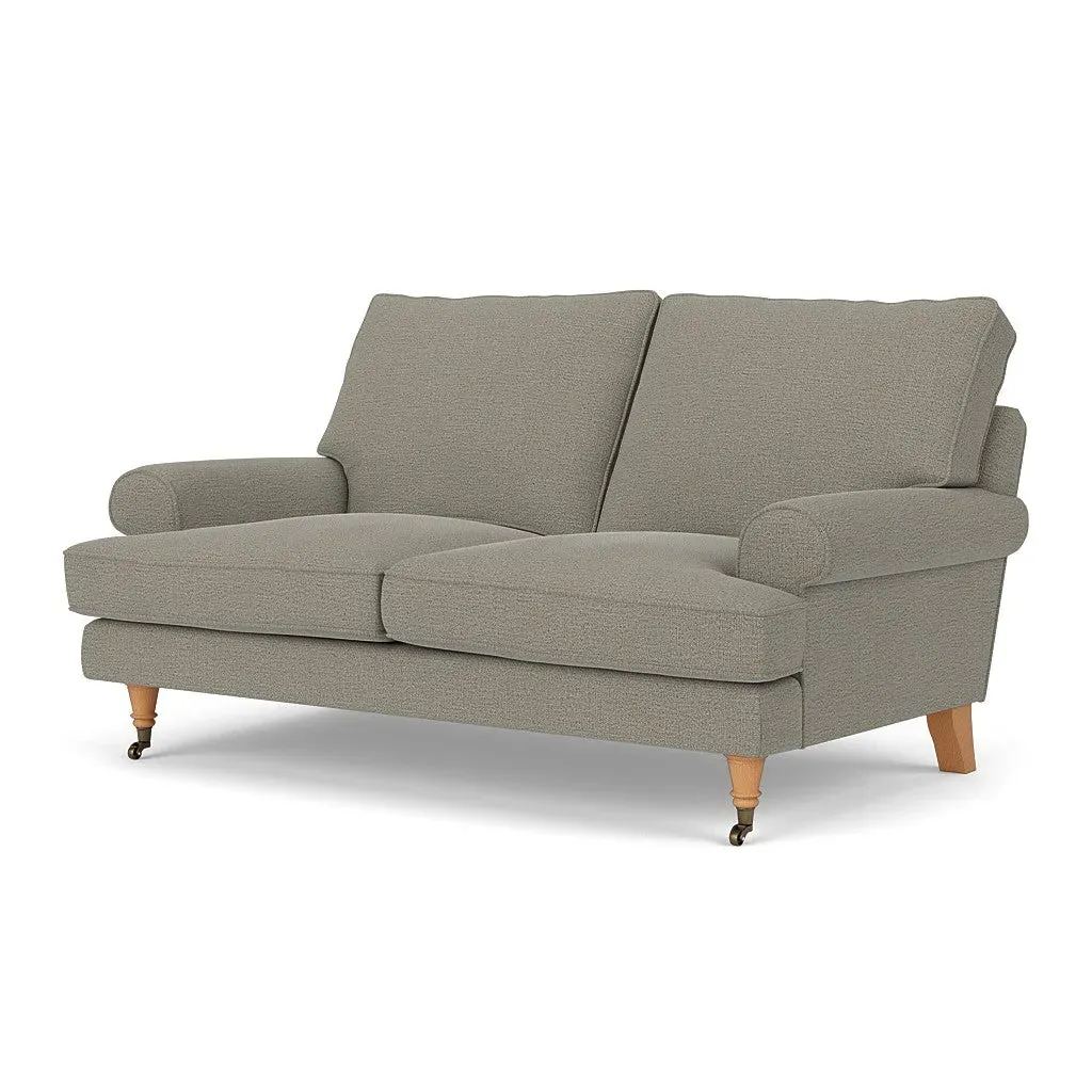 2-Seater Sofa - Flax, Rustic Weave
