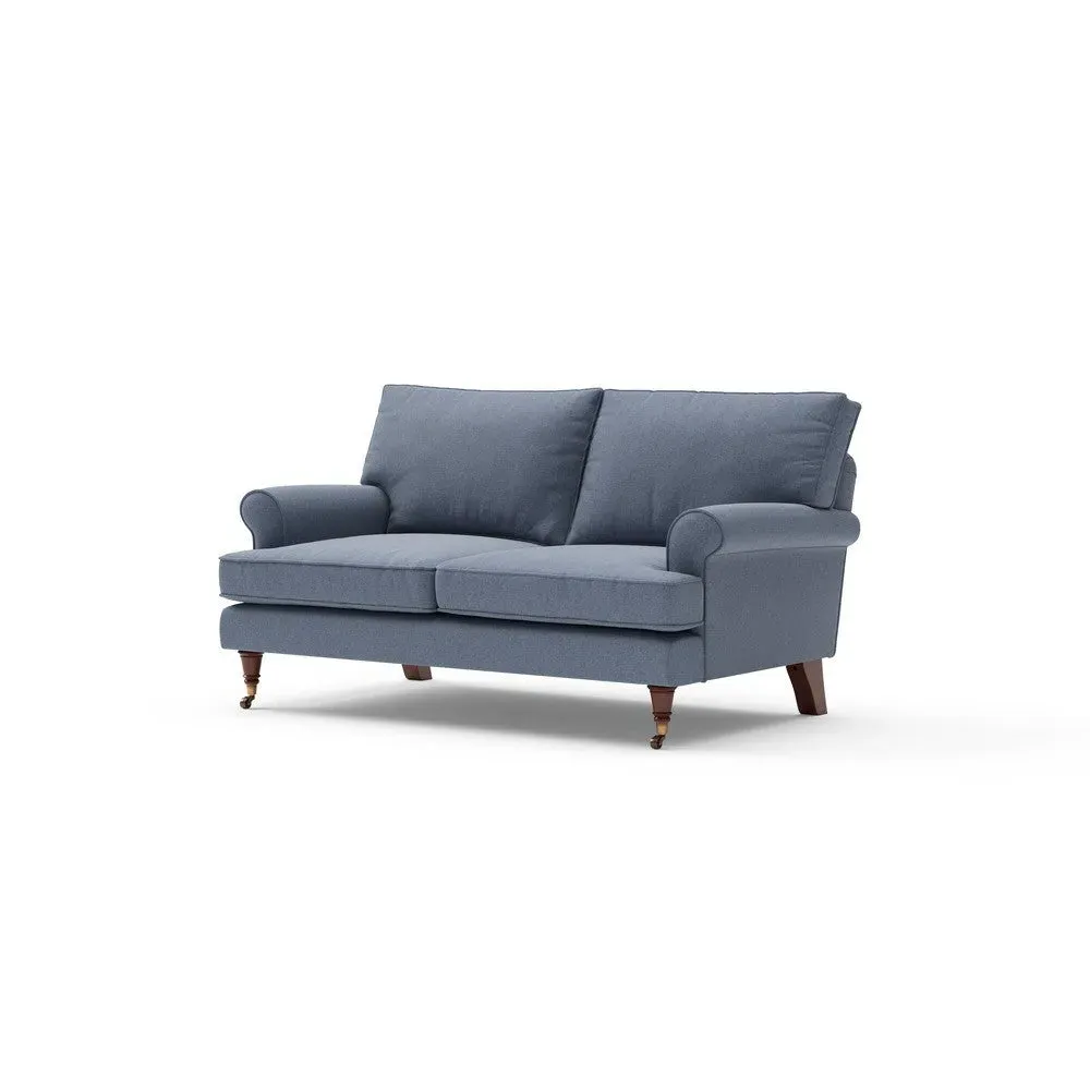 2-Seater Sofa - Indigo, House Linen Mix