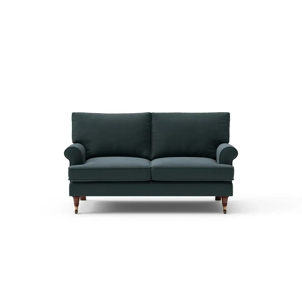 2-Seater Sofa - Lake Blue, Matt Velvet image