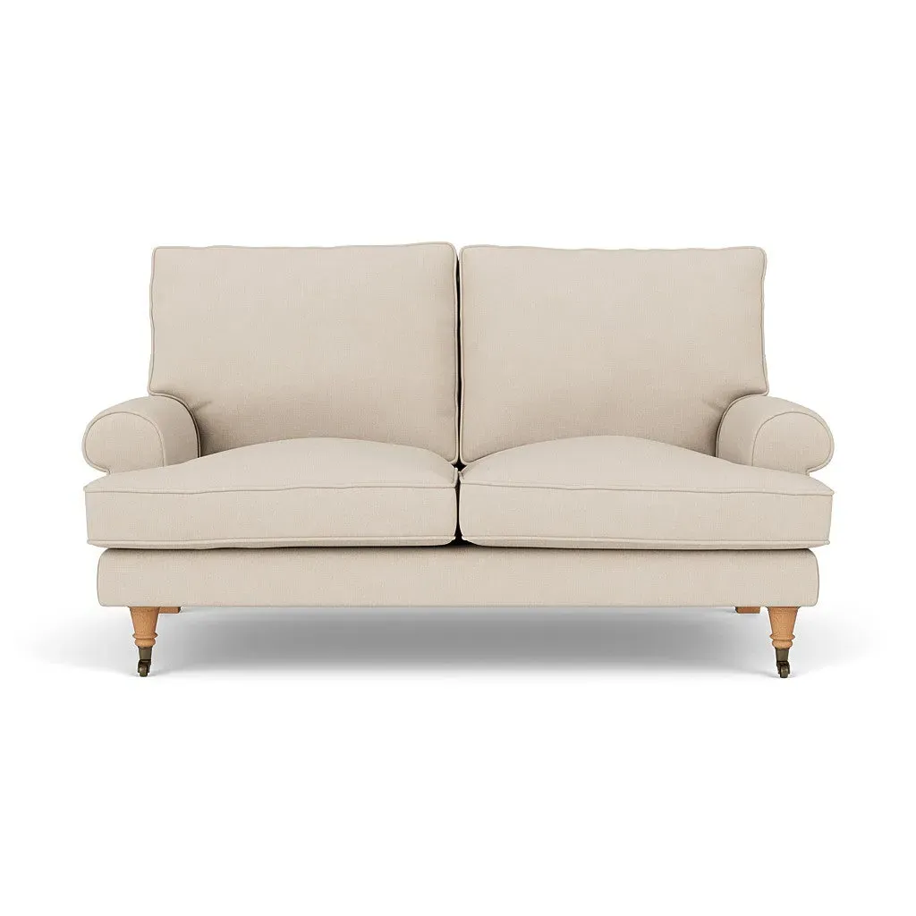 The Cotswold Company 2-Seater Sofa - Lily White, Linen Mix, alternate view