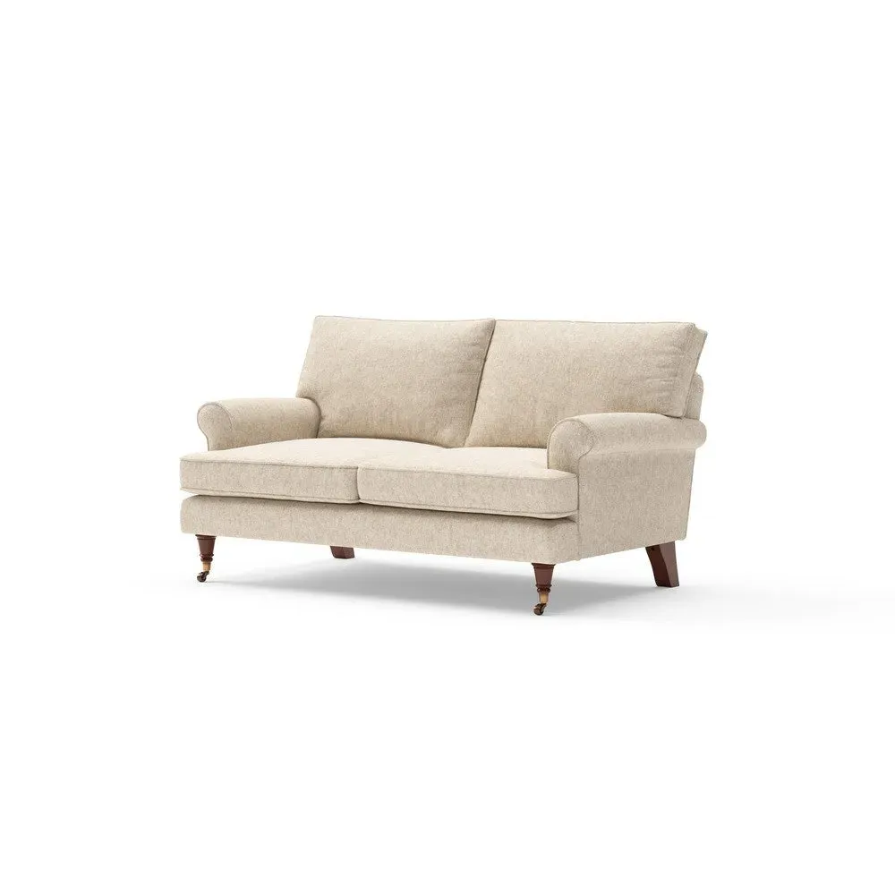 2-Seater Sofa - Natural, Aquaclean Oxford