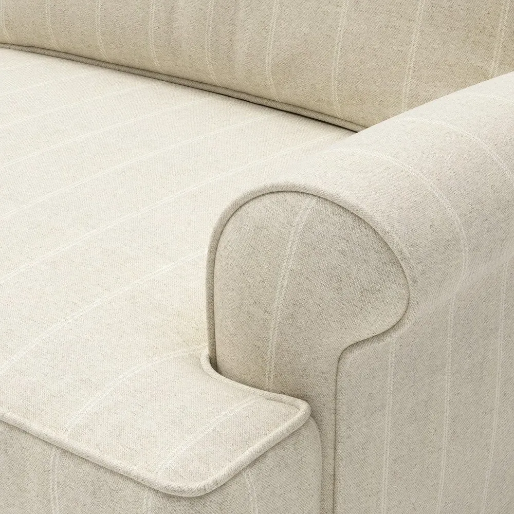 2-Seater Sofa - Natural, Compton Stripe